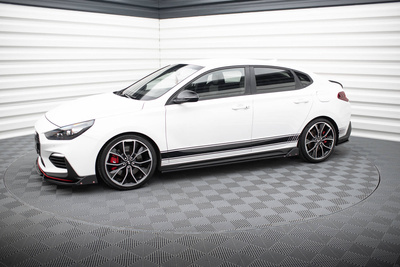 Side Skirts Diffusers V.5 + Flaps Hyundai I30 N / N-Line Hatchback / Fastback Mk3 / Mk3 Facelift