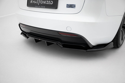 Rear Splitter (with vertical bars) V.1 Tesla Model 3 Performance Mk1 Facelift