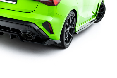 Rear Splitter (with vertical bars) V.1 Audi RS3 Sportback 8Y Facelift