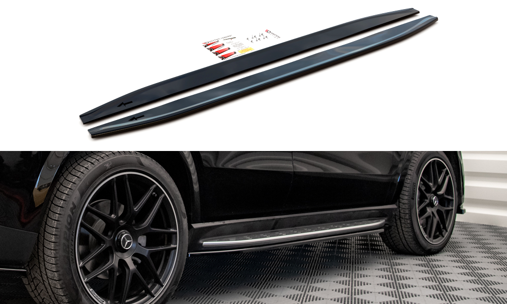 Side Skirts Diffusers Mercedes-AMG / AMG-Line GLE Coupe  C167 / C167 Facelift