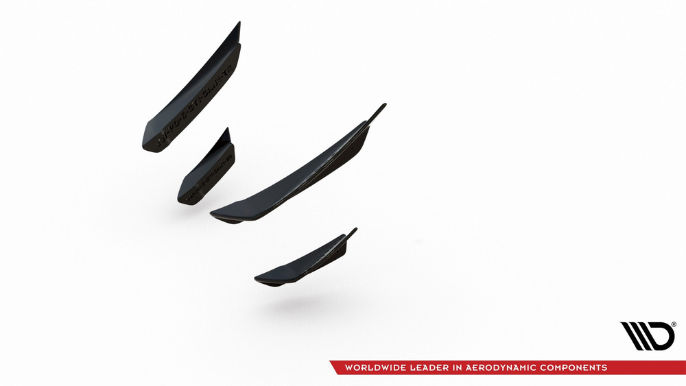 Front Bumper Wings (Canards) Volkswagen Polo GTI Mk6