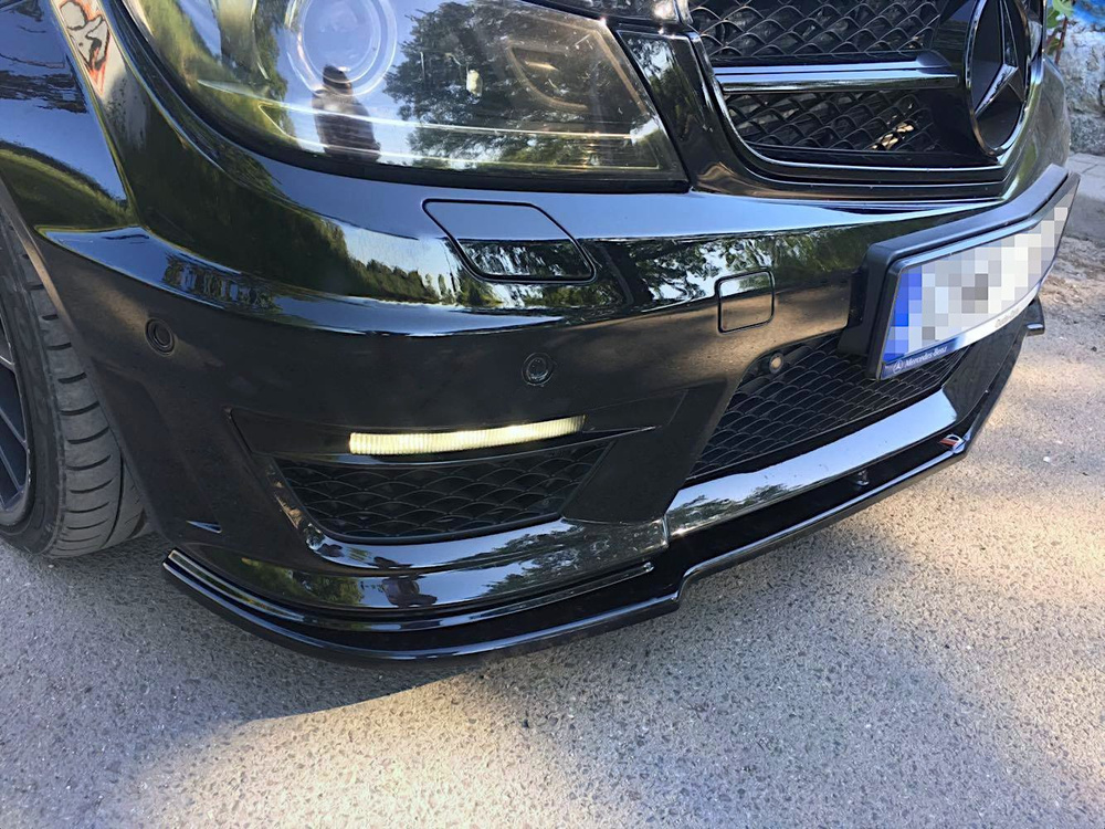 Front Splitter Mercedes-Benz C63 AMG Sedan / Estate W204 Facelift / S204 Facelift