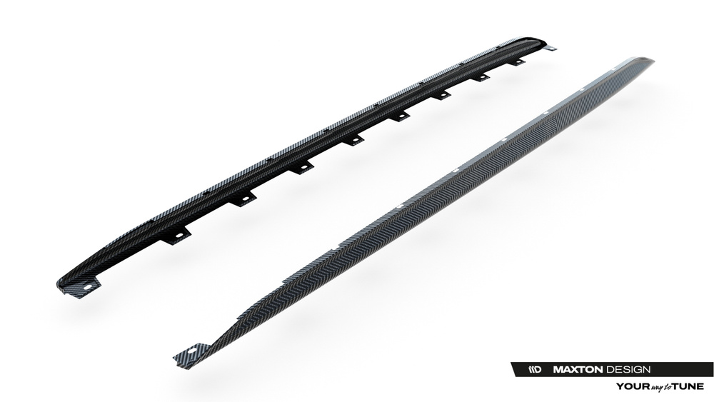 Prepreg Carbon Fiber Side Skirts V.2 Audi RS3 Sedan / Sportback 8Y / 8Y Facelift