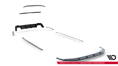 Set of Prepreg Carbon Fiber Splitters Audi RS6 C8