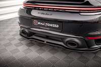 Rear Splitter (with vertical bars) Porsche 911 Turbo S 992
