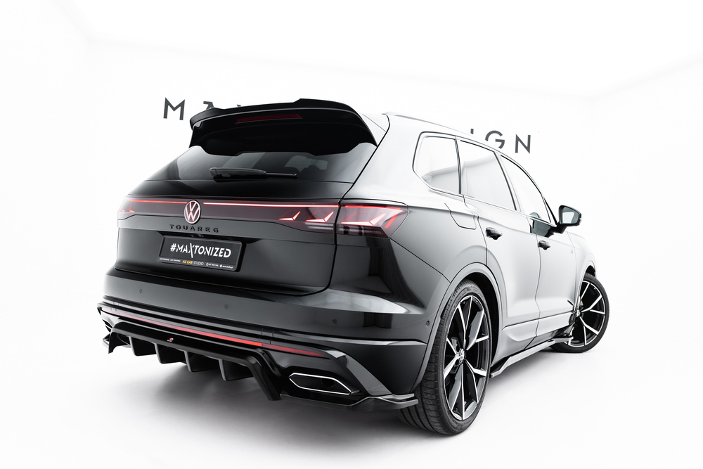Rear Splitter (with vertical bars) Volkswagen Touareg R-Line Mk3 Facelift