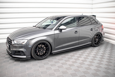 Street Pro Side Skirts Diffusers Audi S3 / A3 S-Line Sportback 8V Facelift