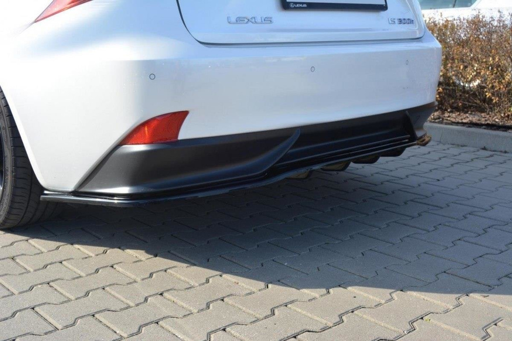 Rear Splitter Lexus IS Mk3 H (with vertical bars)