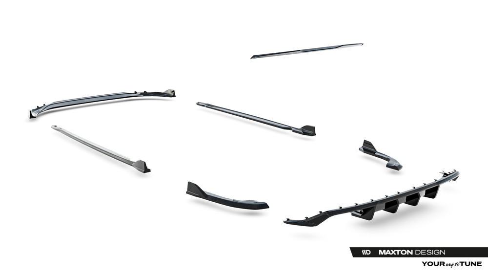 Set of Splitters Volkswagen Golf R Variant Mk8 Facelift