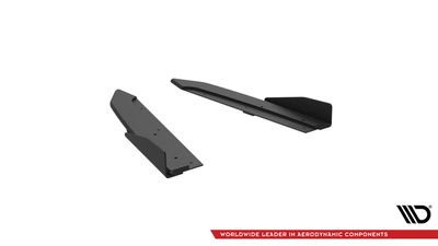 Street Pro Rear Side Splitters + Flaps Audi A7 S-Line C7