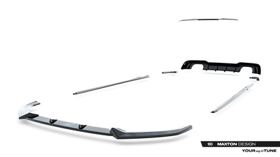 Set of Splitters Audi S3 Sportback 8V Facelift