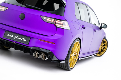 Set of Splitters V.5 Volkswagen Golf R Mk8 Facelift