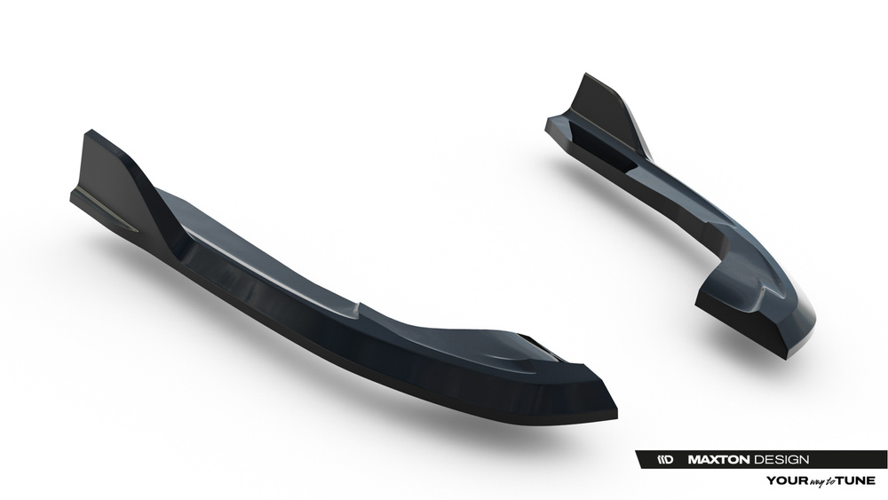 Rear Side Splitters V.2 Volkswagen Golf R Variant Mk8 / Mk8 Facelift