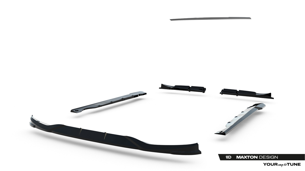 Set of Splitters Brabus Smart Fortwo C451 Facelift