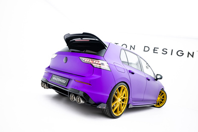 Rear Side Splitters V.2 + Flaps Volkswagen Golf R Hatchback Mk8 Facelift
