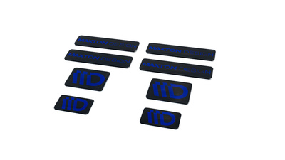 Black and Navy Blue 3D Sticker Set Maxton Design