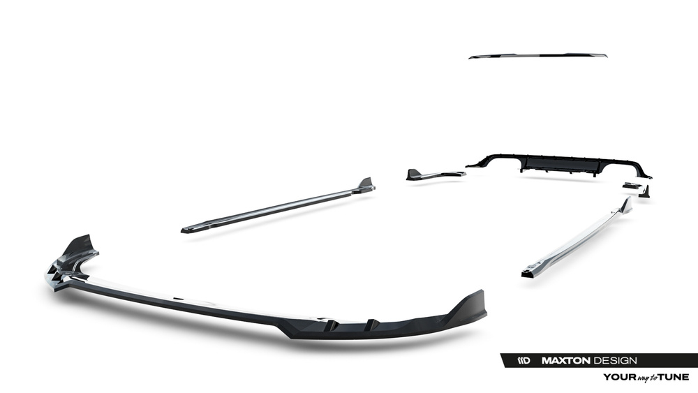 Set of Splitters Volkswagen Golf R Variant Mk8 Facelift