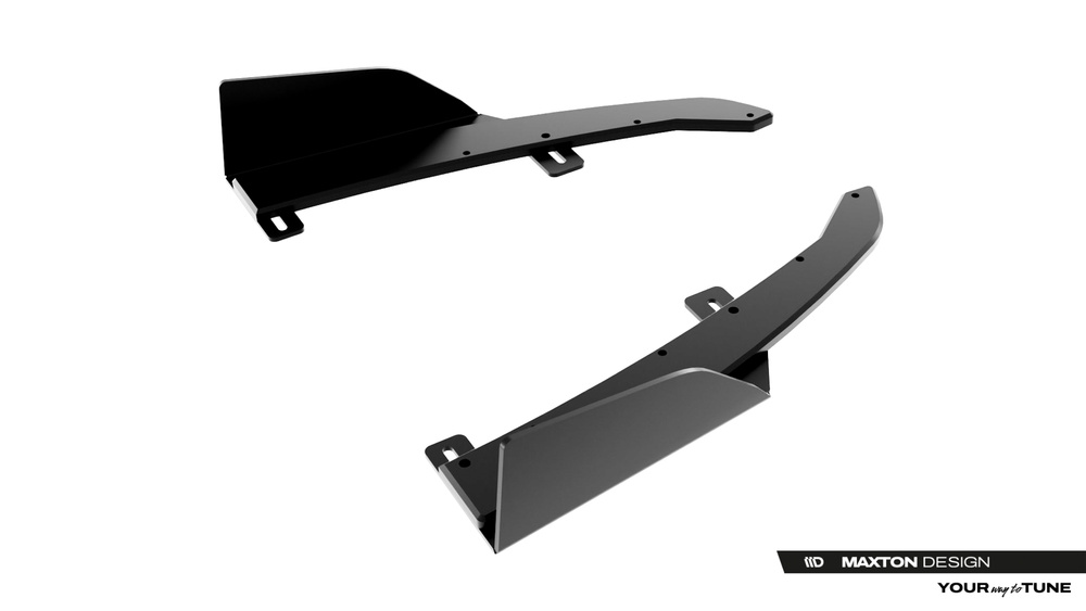 Street Pro Rear Side Splitters + Flaps Audi S5 Sedan / Avant B10