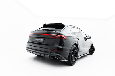 Prepreg Carbon Fiber Rear Side Splitters Audi Q8 S-Line Mk1 Facelift