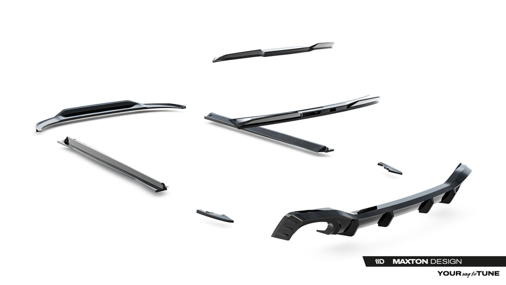 Set of Splitters Audi RSQ8 Mk1