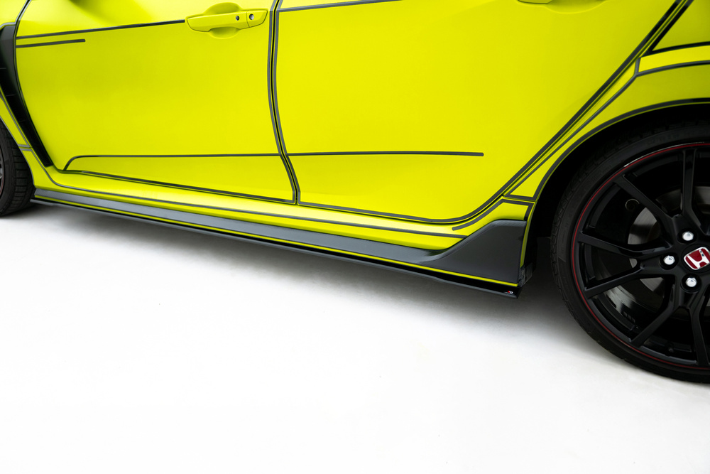 Street Pro Side Skirts Diffusers V.2 Honda Civic Type-R Mk10 / Mk10 Facelift