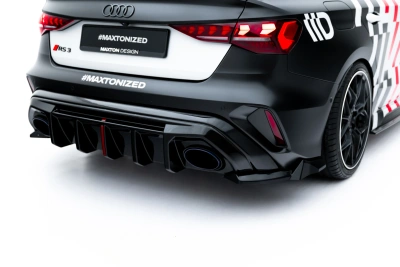 Rear Side Splitters V.3 Audi RS3 8Y Sedan 8Y Facelift