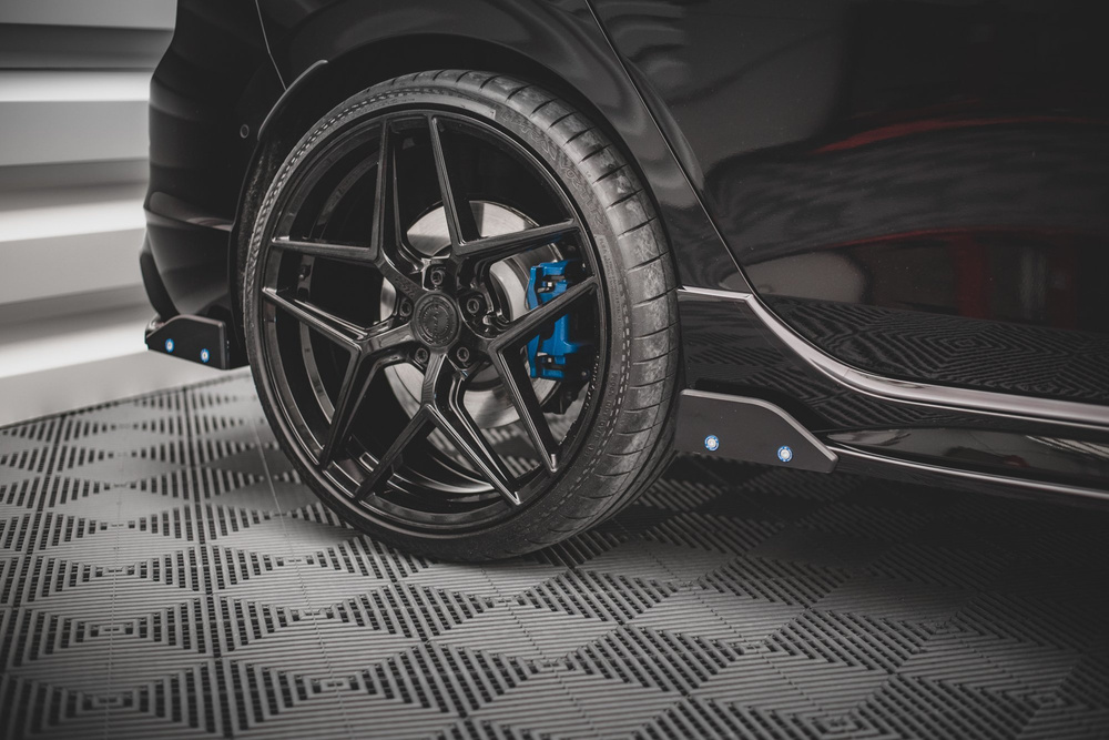 Rear Side Splitters V.2 + Flaps Volkswagen Golf R Hatchback Mk8