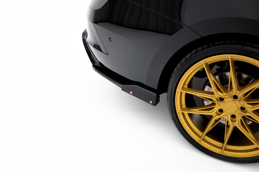 Rear Side Splitters V.4 + Flaps Skoda Octavia RS Combi / Liftback Mk4 / Mk4 Facelift