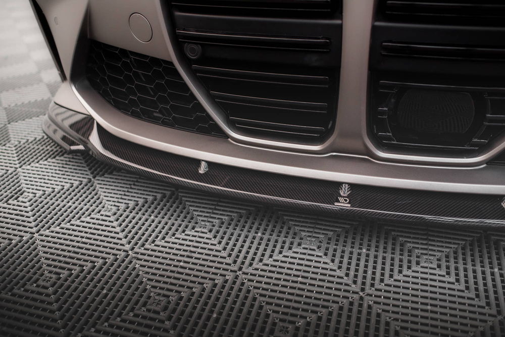 Prepreg Carbon Fiber Front Splitter V.2 BMW M4 G82 / G82 Facelift