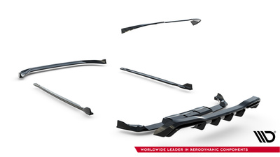 Set of Splitters V.6 Volkswagen Golf R Hatchback Mk8 Facelift