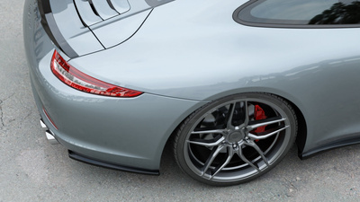 Rear Side Splitters Porsche 911 Carrera 991