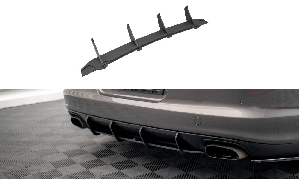 Street Pro Rear Diffuser Porsche Panamera / Panamera Diesel 970