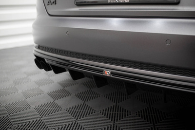Rear Valance V.1 Audi A4 S-line B9 (Version with dual exhaust tips on one side)