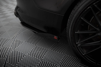 Street Pro Rear Side Splitters + Flaps Audi A7 S-Line C7