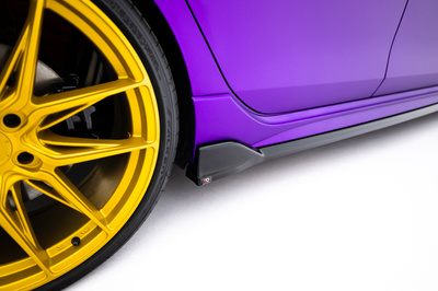 Set of Splitters V.6 Volkswagen Golf R Hatchback Mk8 Facelift