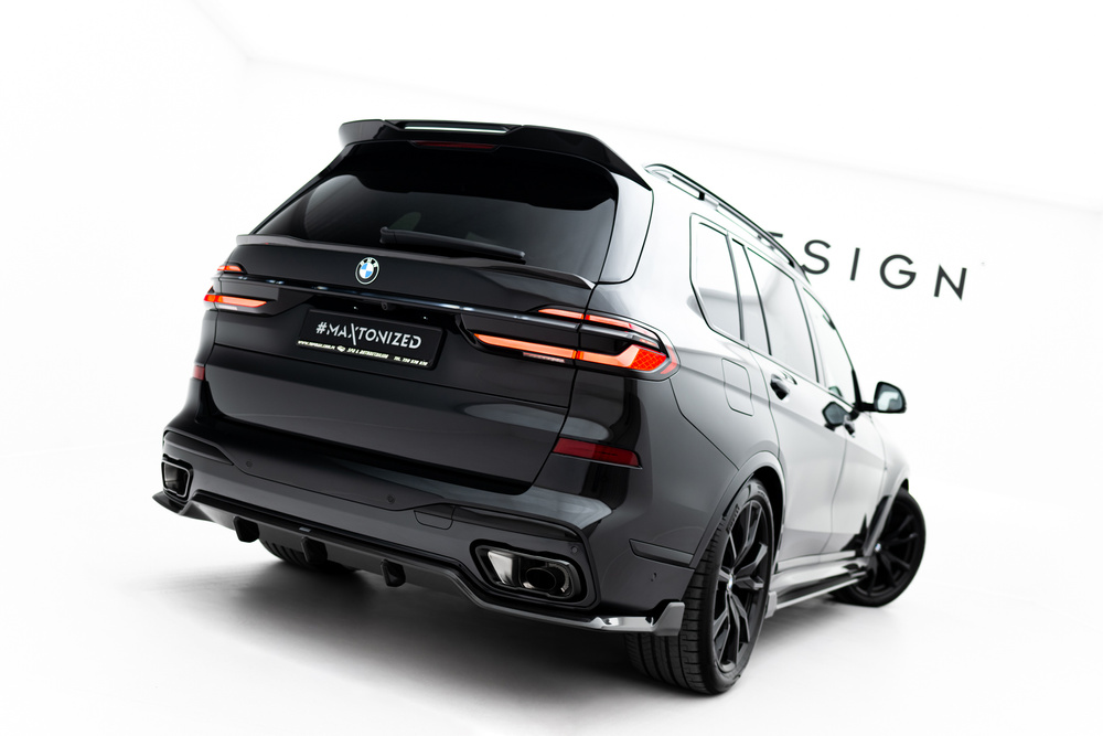 Prepreg Carbon Fiber Rear Diffuser BMW X7 M-Pack G07 Facelift (version without towbar)