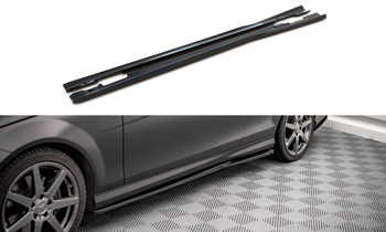 Side Skirts Diffusers Mercedes-Benz C Coupe / Sedan / Estate  AMG-Line C204 / W204 Facelift / S204 Facelift