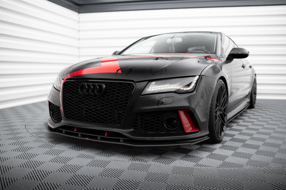 Street Pro Front Splitter Audi A7 RS7 Look C7