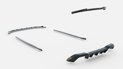 Set of Splitters Volkswagen Golf R Hatchback Mk8