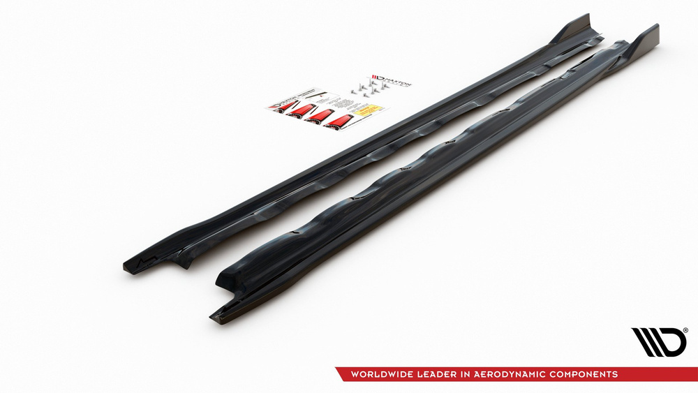 Side Skirts Diffusers V.2 Volkswagen Golf Mk8