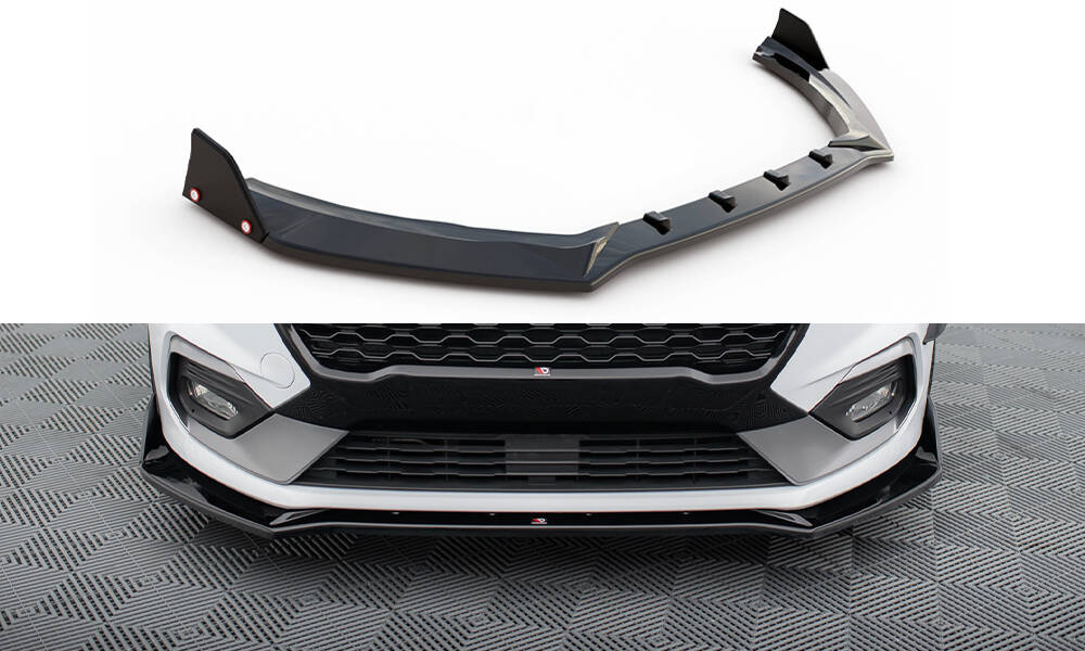 Front Splitter V.4 + Flaps Ford Fiesta ST / ST-Line