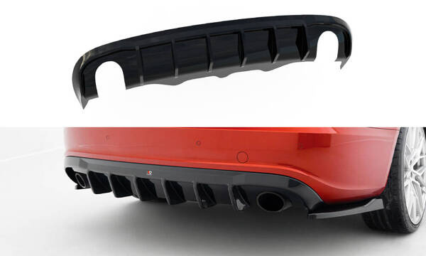 Version with single exhaust tips on both sides