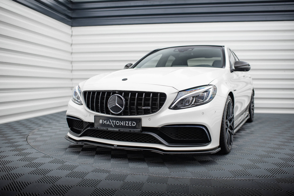 Front Splitter V.1 Mercedes-AMG C63 Sedan / Estate W205 / S205