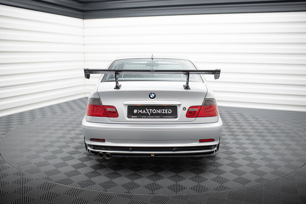 Carbon Spoiler With Internal Brackets Uprights BMW 3 Coupe E46