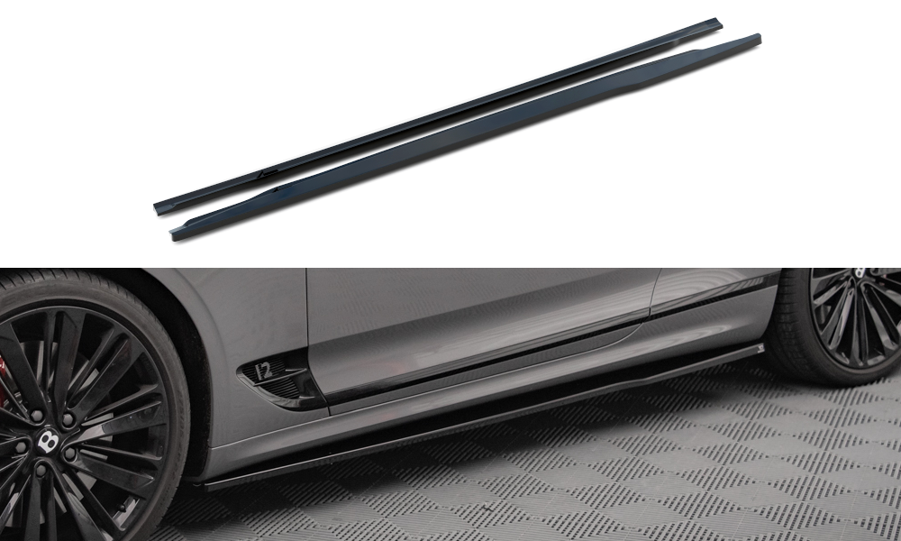 Side Skirts Diffusers Bentley Continental Convertible GT Mk3