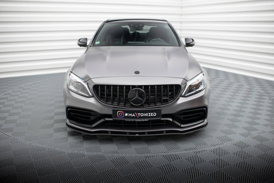 Street Pro Front Splitter Mercedes-AMG C63 Sedan / Estate W205 Facelift