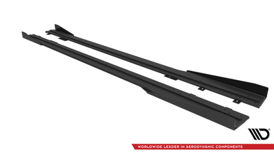 Street Pro Side Skirts Diffusers + Flaps Ford Mustang Dark Horse Mk7