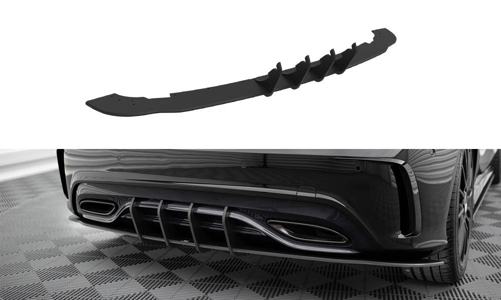 Street Pro Rear Diffuser Mercedes-Benz A AMG-Line W176 Facelift