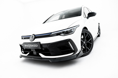 Front Splitter V.4 Volkswagen Golf R Variant Mk8 Facelift