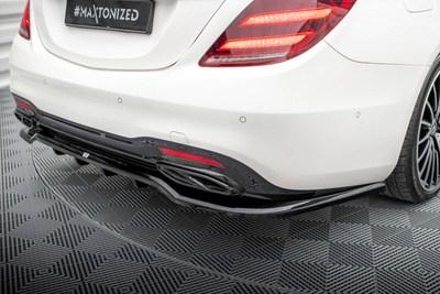 Rear Splitter (with vertical bars) Mercedes-Benz S AMG-Line W222 Facelift